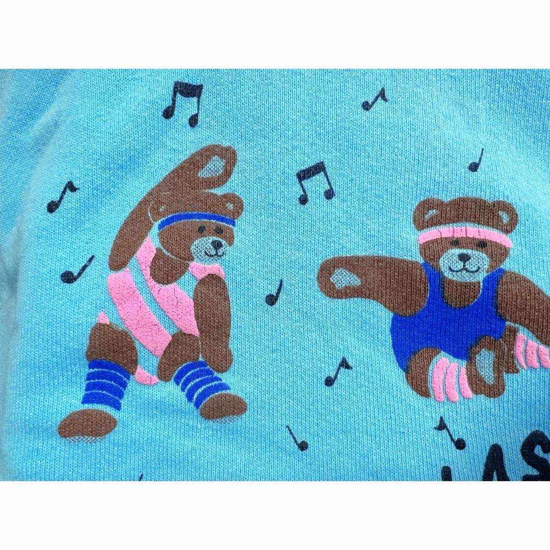 Spank! - エアロビくまさん☆スウェット☆ファンシー☆水色☆80s Spank! - エアロビくまさん☆スウェット☆ファンシー☆水色☆80s
