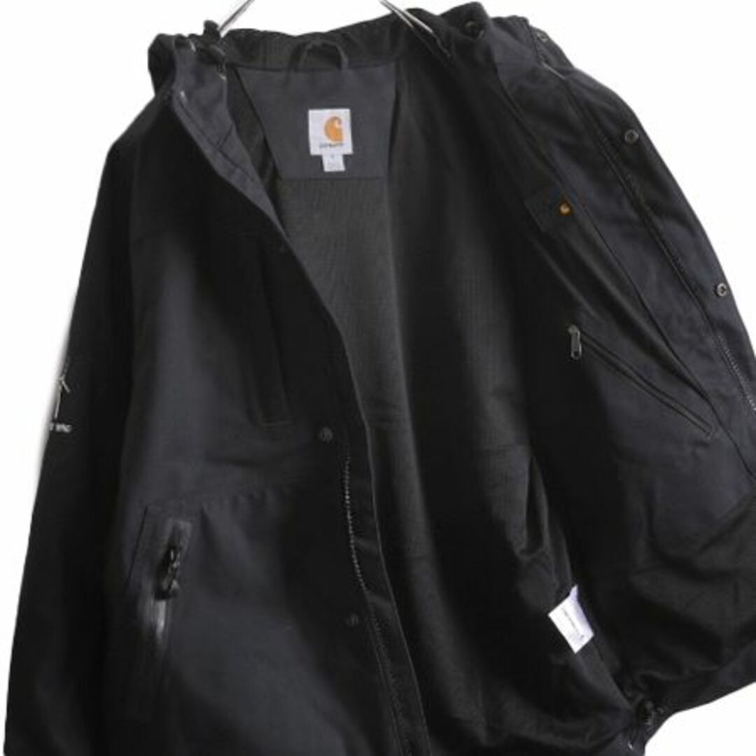 US企画 カーハート クイック ダック ハーバー ジャケット メンズ S CARHARTT ワーク パーカー ブルゾン ジャンパー ブラック 廃盤 企業 黒 メンズのジャケット/アウター(ブルゾン)の商品写真