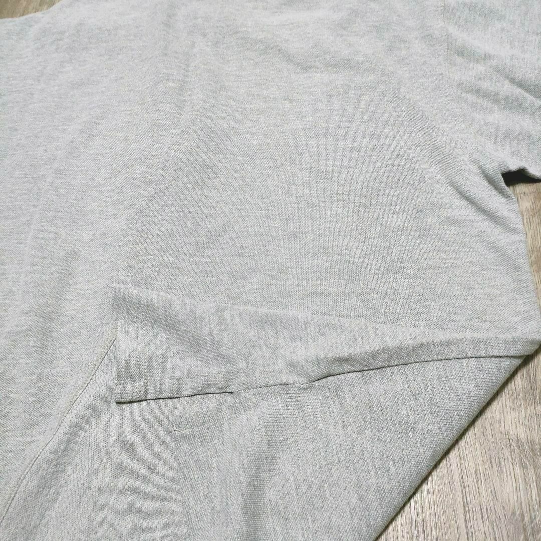 Calvin Klein(カルバンクライン)のCalvin Klein　刺繍ロゴ入りポロシャツ　半袖　グレー　ゴルフ　人気　◎ メンズのトップス(Tシャツ/カットソー(半袖/袖なし))の商品写真