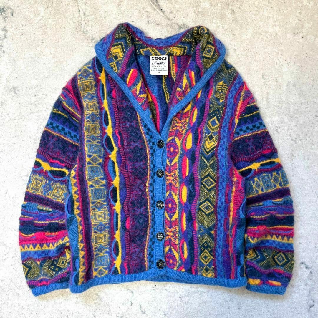 coogi カシミア100%カーディガン