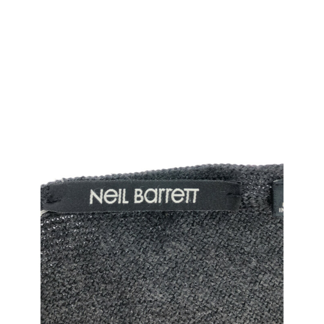 NEIL BARRETT(ニールバレット)のNEIL BARRETT ニールバレット フリンジマフラー グレー メンズのファッション小物(マフラー)の商品写真