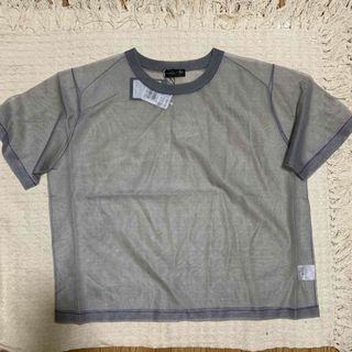 スコットクラブ(SCOT CLUB)の【新品】Aga  グレーのシースルーTシャツ(Tシャツ(半袖/袖なし))