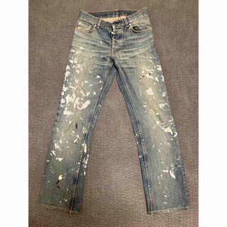 ヘルムートラング(HELMUT LANG)のヘルムートラングCLASSIC CUT JEANS  本人期 ペイントデザイン(デニム/ジーンズ)