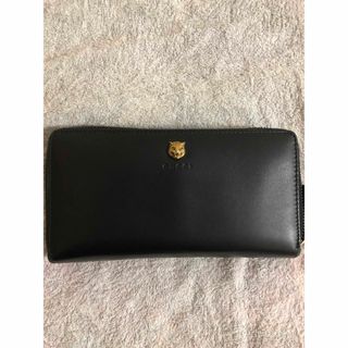 グッチ(Gucci)のGUCCI 長財布　タイガーエンブレム　ラウンド　正規店購入　送料込み(長財布)