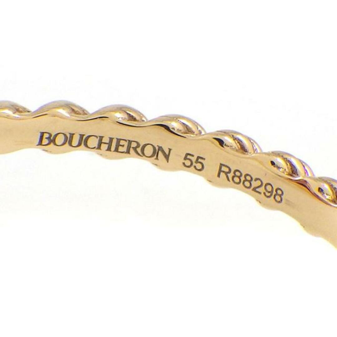 BOUCHERON(ブシュロン)のブシュロン BOUCHERON リング セルパンボエム スモール SM JRG02783 ドロップモチーフ ツイスト ペアシェイプ ロードライトガーネット 計1.90ct K18PG 14.5号 / #55 【箱・保付き】 【中古】 レディースのアクセサリー(リング(指輪))の商品写真