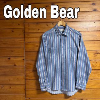 ゴールデンベア(Golden Bear)のゴールデンベア　ストライプ　ネルシャツ(シャツ)