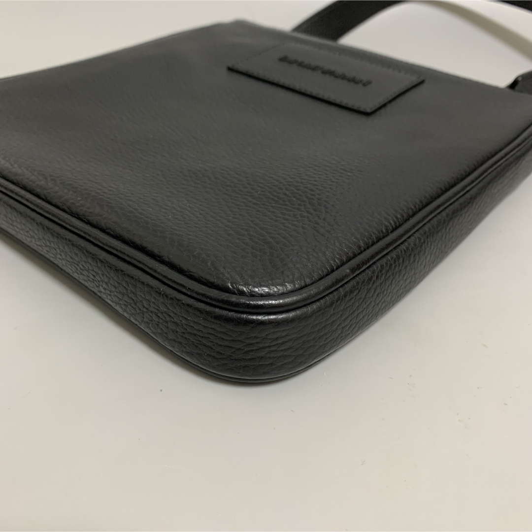 極美品 EMPORIO ARMANI アルマーニ レザー ショルダーバッグ