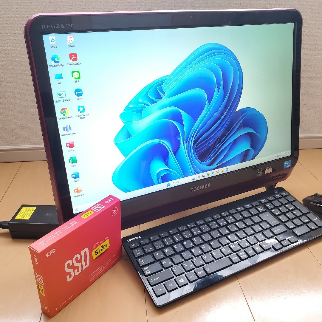 PC/タブレット⭐TOSHIBA一体型PC⭐corei7⭐メモリ16GB⭐新品SSD512GB