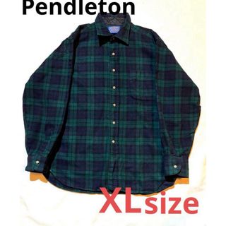 ペンドルトン(PENDLETON)の【希少】70's pendleton ウールシャツ　アメリカ製　XL(シャツ)