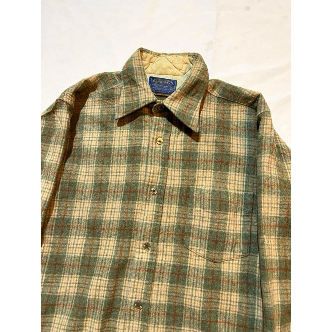 PENDLETON(ペンドルトン)の【希少】70's pendleton wool cheackシャツ　アメリカ製 メンズのトップス(シャツ)の商品写真