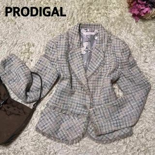 【極美品】 PRODIGAL ジャケット 光沢感 F738R(テーラードジャケット)