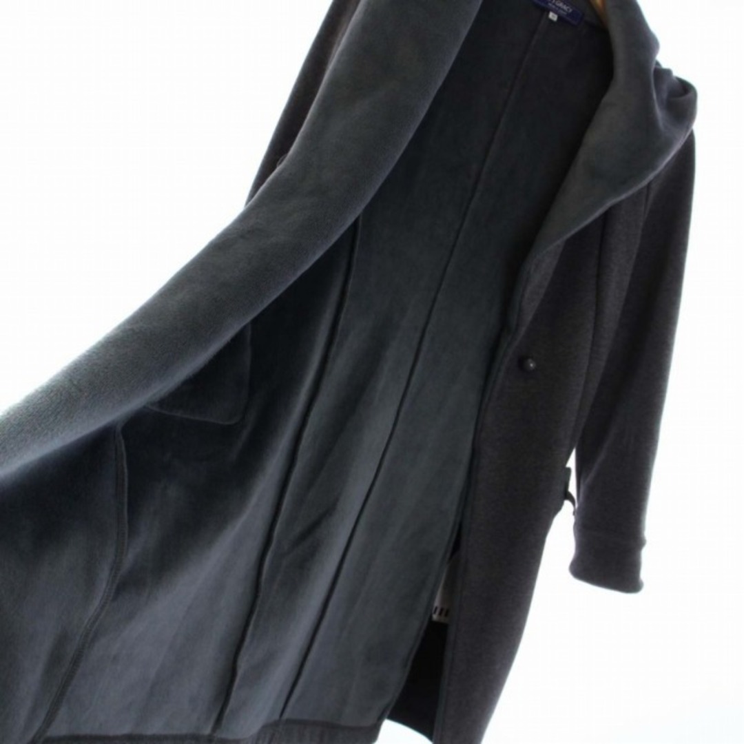 M'S GRACY(エムズグレイシー)のエムズグレイシー フードコート ロング リボン 刺繍 M グレー レディースのジャケット/アウター(その他)の商品写真