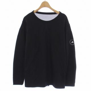 アディダスバイステラマッカートニー(adidas by Stella McCartney)のアディダス バイ ステラマッカートニー ロングスリーブ Tシャツ XS 黒(Tシャツ/カットソー(七分/長袖))