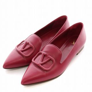 ヴァレンティノ(VALENTINO)のVALENTINO パンプス フラット ポインテッドトゥ Vロゴ 6395(ハイヒール/パンプス)