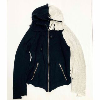 00s LGB L.G.B. YADNI バイカラー パーカー 0 hoodie