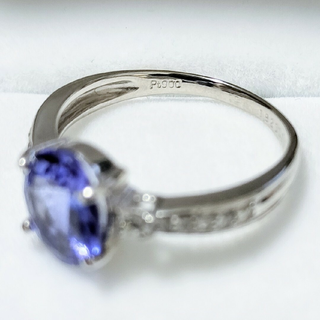 ダイヤモンド×タンザナイト リング Pt900 1.82ct 0.20ct レディースのアクセサリー(リング(指輪))の商品写真