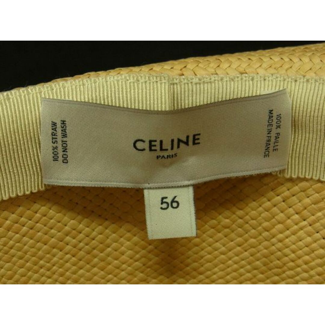 celine(セリーヌ)の■新品■未使用■ CELINE セリーヌ トリオンフ ストロー100％ 中折れハット 帽子 表記サイズ 56 ベージュ系 AT5931 メンズのメンズ その他(その他)の商品写真