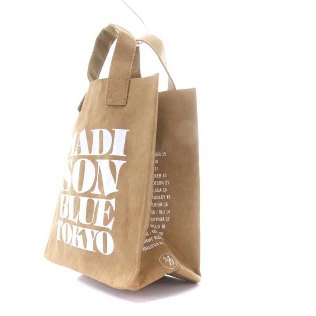 MADISONBLUE(マディソンブルー)のマディソンブルー GRAMERCY PAPER BAG TOKYO 茶色 レディースのバッグ(トートバッグ)の商品写真