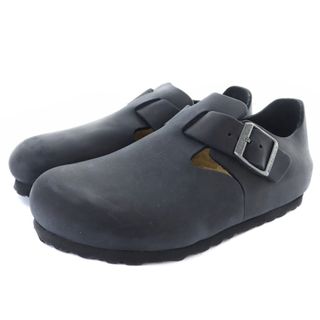 ビルケンシュトック(BIRKENSTOCK)のビルケンシュトック ロンドン コンフォートシューズ レザー 22.5cm 紺(その他)