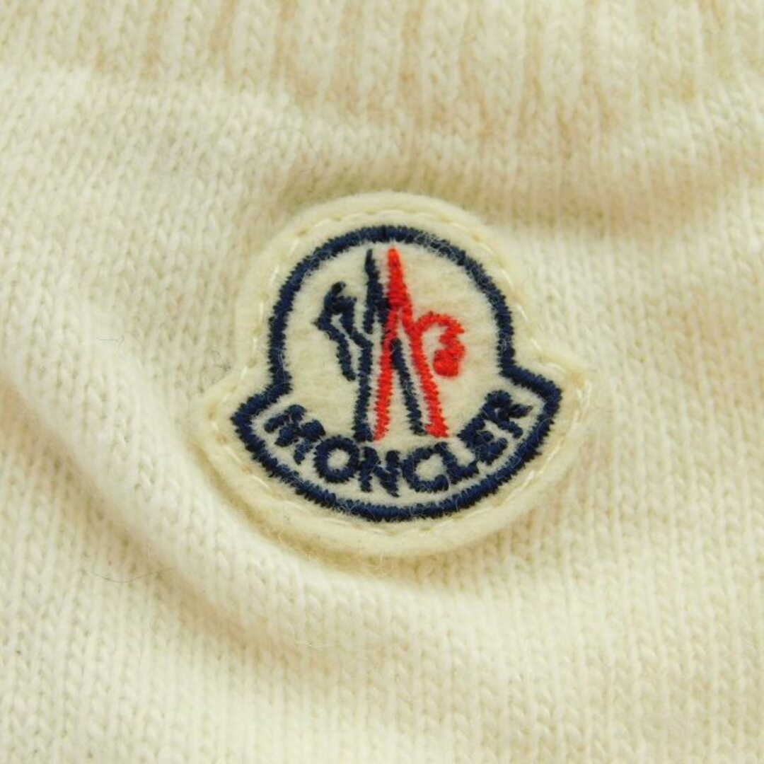 MONCLER(モンクレール)のモンクレール MONCLER ロンググローブ 手袋 ニット カシミヤ混 M 白 レディースのファッション小物(手袋)の商品写真