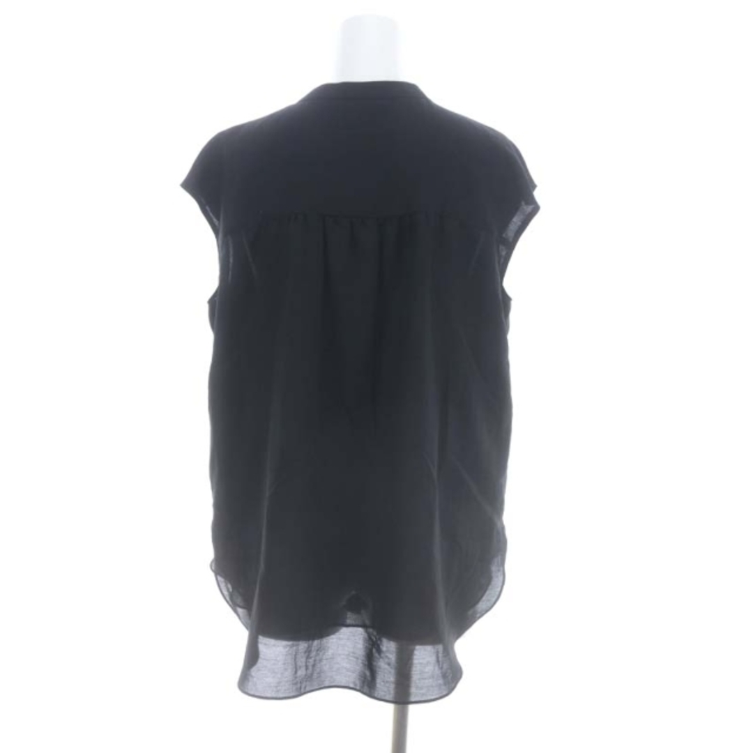 JUSGLITTY(ジャスグリッティー)のジャスグリッティー 21SS パール釦エアリーフレンチブラウス シャツ M 黒  レディースのトップス(シャツ/ブラウス(半袖/袖なし))の商品写真