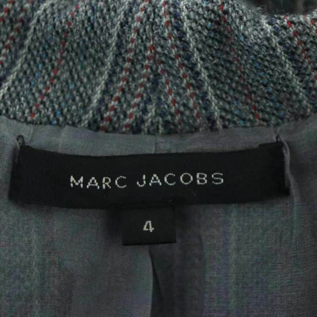 MARC JACOBS(マークジェイコブス)のマークジェイコブス ジャケット テーラード ストライプ ウール 4 グレー レディースのジャケット/アウター(その他)の商品写真
