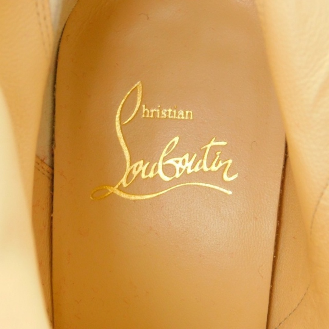 Christian Louboutin(クリスチャンルブタン)のクリスチャンルブタン ブーツ ショート ピンヒール 38 グレー レディースの靴/シューズ(ブーツ)の商品写真