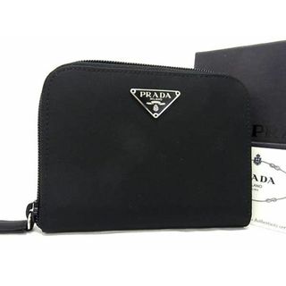 プラダ(PRADA)の■新品■未使用■ PRADA プラダ テスートナイロン ラウンドファスナー 財布 札入れ カード入れ レディース メンズ ブラック系 AX0820 (財布)