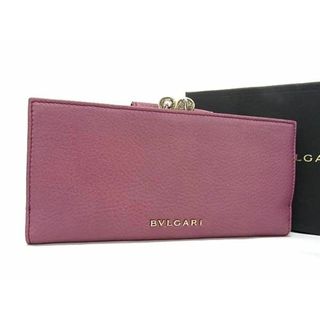 ブルガリ(BVLGARI)の■新品■未使用■ BVLGARI ブルガリ モネーラ レザー がま口 二つ折り 長財布 ウォレット レディース パープル系 AS6719 (長財布)