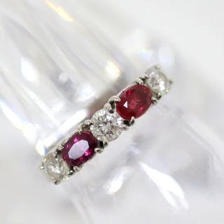 【Jewelry】K14WG ダイヤリング D:0.43ct R:0.57ct 9号/hm10015ar(リング(指輪))