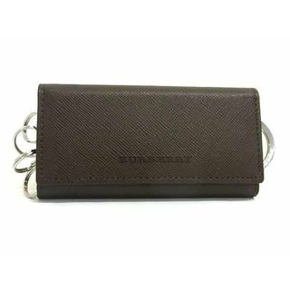 バーバリー(BURBERRY)の■新品■未使用■ BURBERRY バーバリー レザー キーリング付き 4連 キーケース 鍵入れ メンズ ブラウン系 AV4638 (その他)