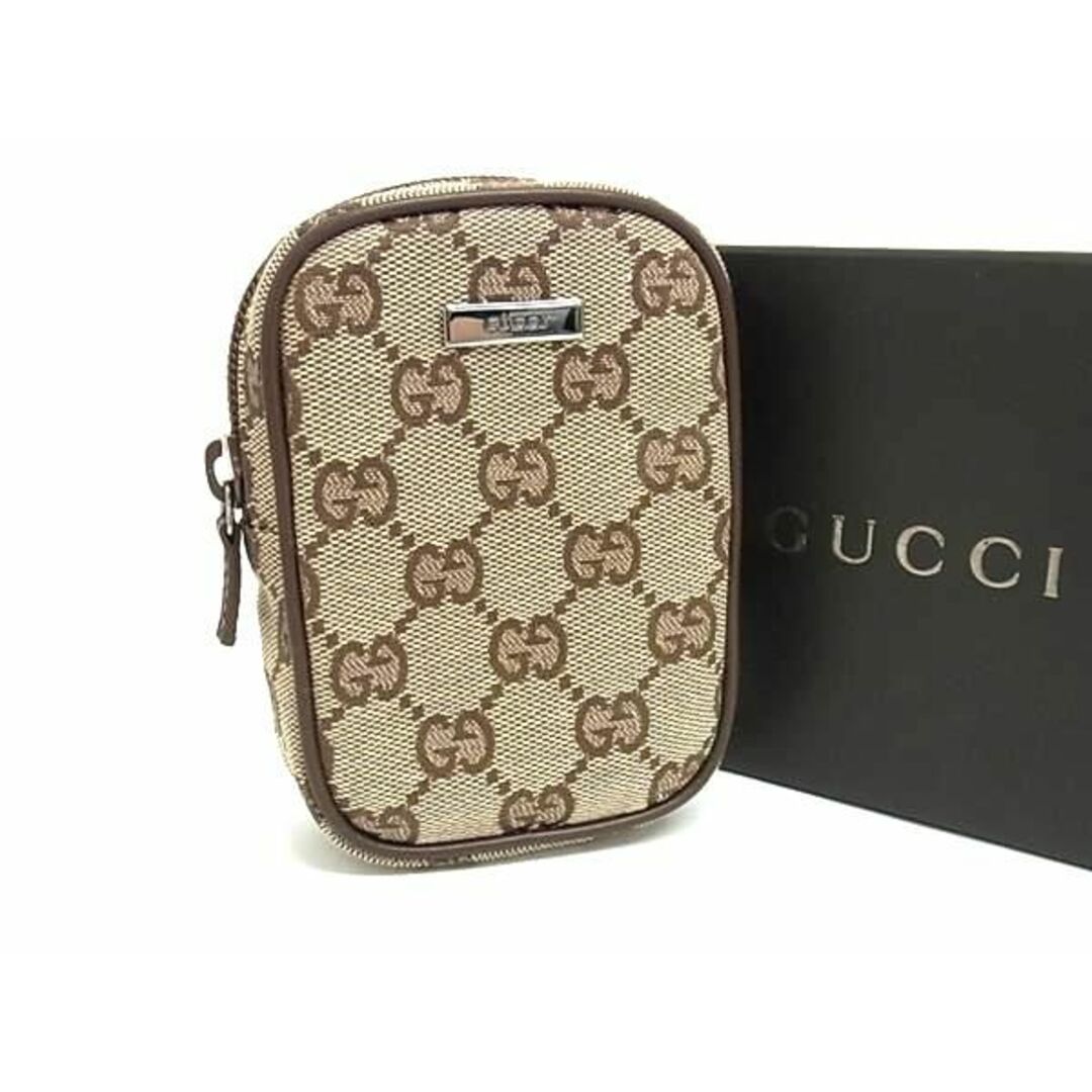 Gucci(グッチ)の■新品■未使用■ GUCCI グッチ 74245 GG柄 GGキャンバス×レザー シガレットケース 煙草ケース メンズ レディース ブラウン系 AT9086 メンズのファッション小物(その他)の商品写真