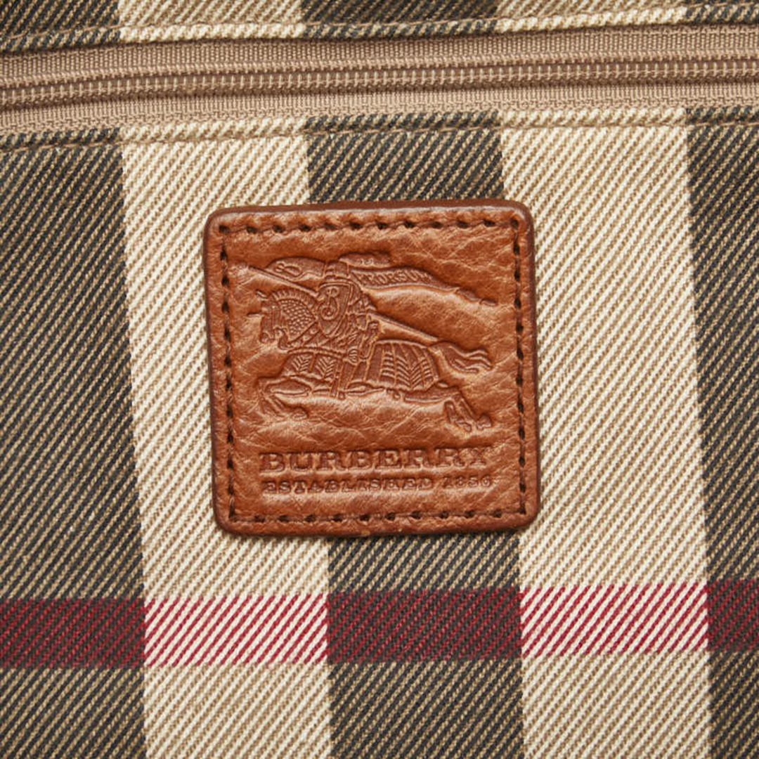 BURBERRY(バーバリー)のバーバリー ノバチェック ロゴ ホース 刺繍 トートバッグ キャンバス レディース BURBERRY 【1-0131283】 レディースのバッグ(トートバッグ)の商品写真