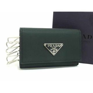 プラダ(PRADA)の■新品■未使用■ PRADA プラダ テスートナイロン 6連 キーケース 鍵入れ メンズ レディース グリーン系 AT9087 (その他)