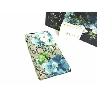 グッチ(Gucci)の■新品同様■ GUCCI グッチ GGブルームス PVC iPhone7/8 Plus 対応 アイフォンケース スマホケース レディース ブルー系 BE8812 (その他)