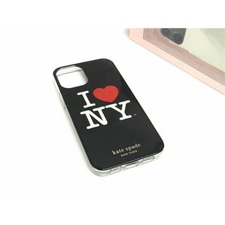 ケイトスペードニューヨーク(kate spade new york)の■新品■未使用■ kate spade ケイトスペード K5074 I LOVE NY iPhone12 mini 対応 アイフォンケース スマホケース ブラック系 CD0140(その他)