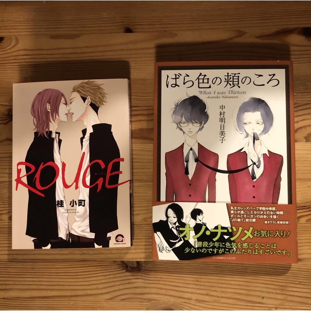 ROUGE桂小町ばら色の頬のころ中村明日美子BL漫画まとめ売り エンタメ/ホビーの漫画(ボーイズラブ(BL))の商品写真