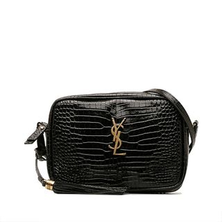 美品 イヴサンローラン Yves Saint Laurent ワンピース ドレス 半袖 プリーツ 無地 トップス レディース S ブラック約70cmヒップ