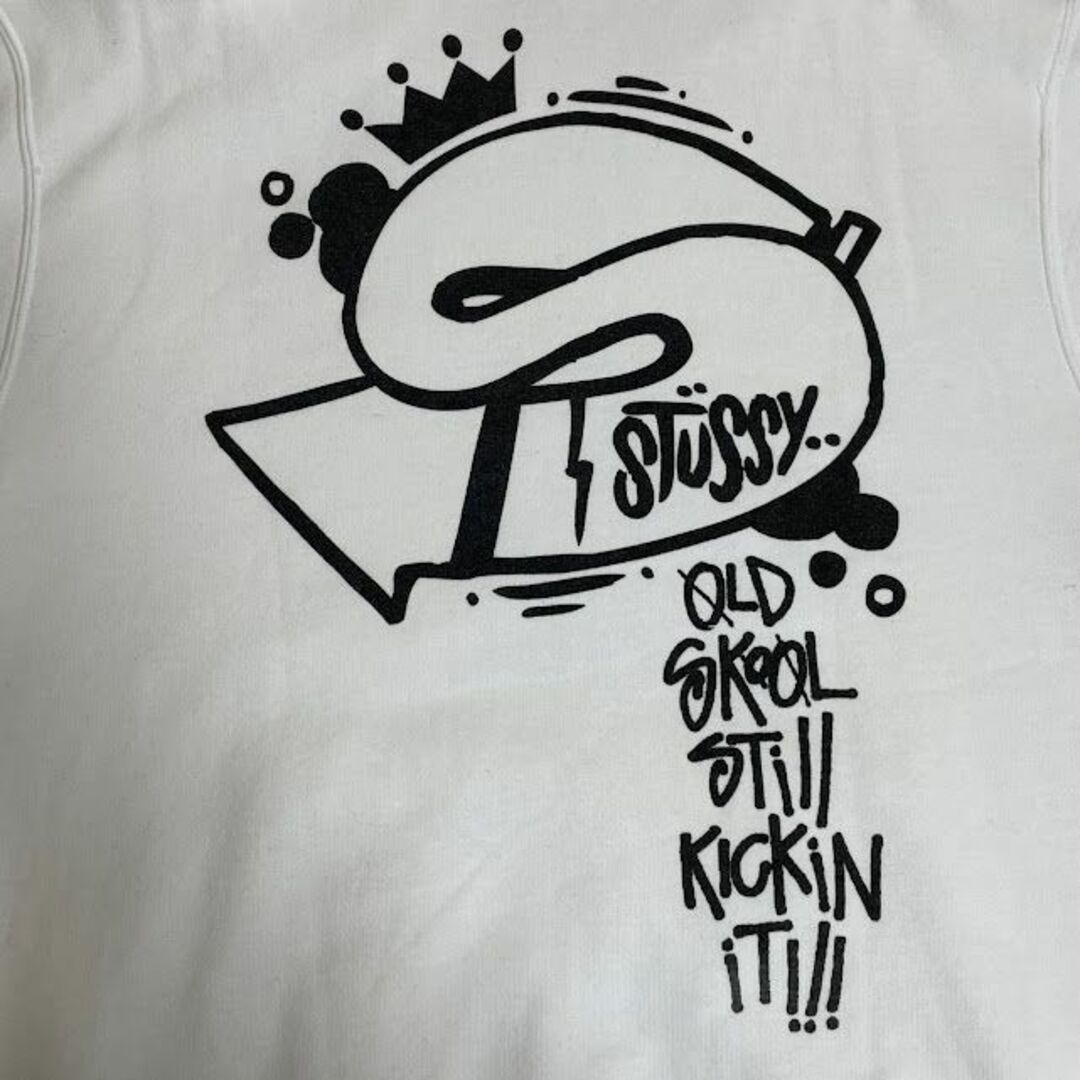 STUSSY - stussy OLD SKOOL Still kickin iT パーカー USの通販 STUSSY - stussy OLD SKOOL Still kickin iT パーカー USの通販