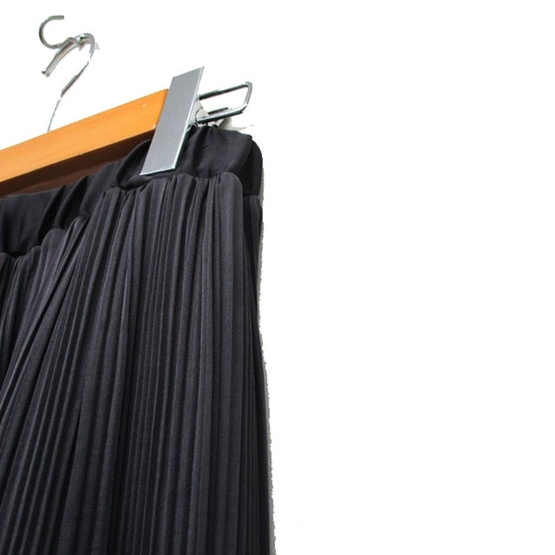 ViS(ヴィス)のビス ViS プリーツ スカート ロング シンプル F チャコールグレー レディースのスカート(ロングスカート)の商品写真