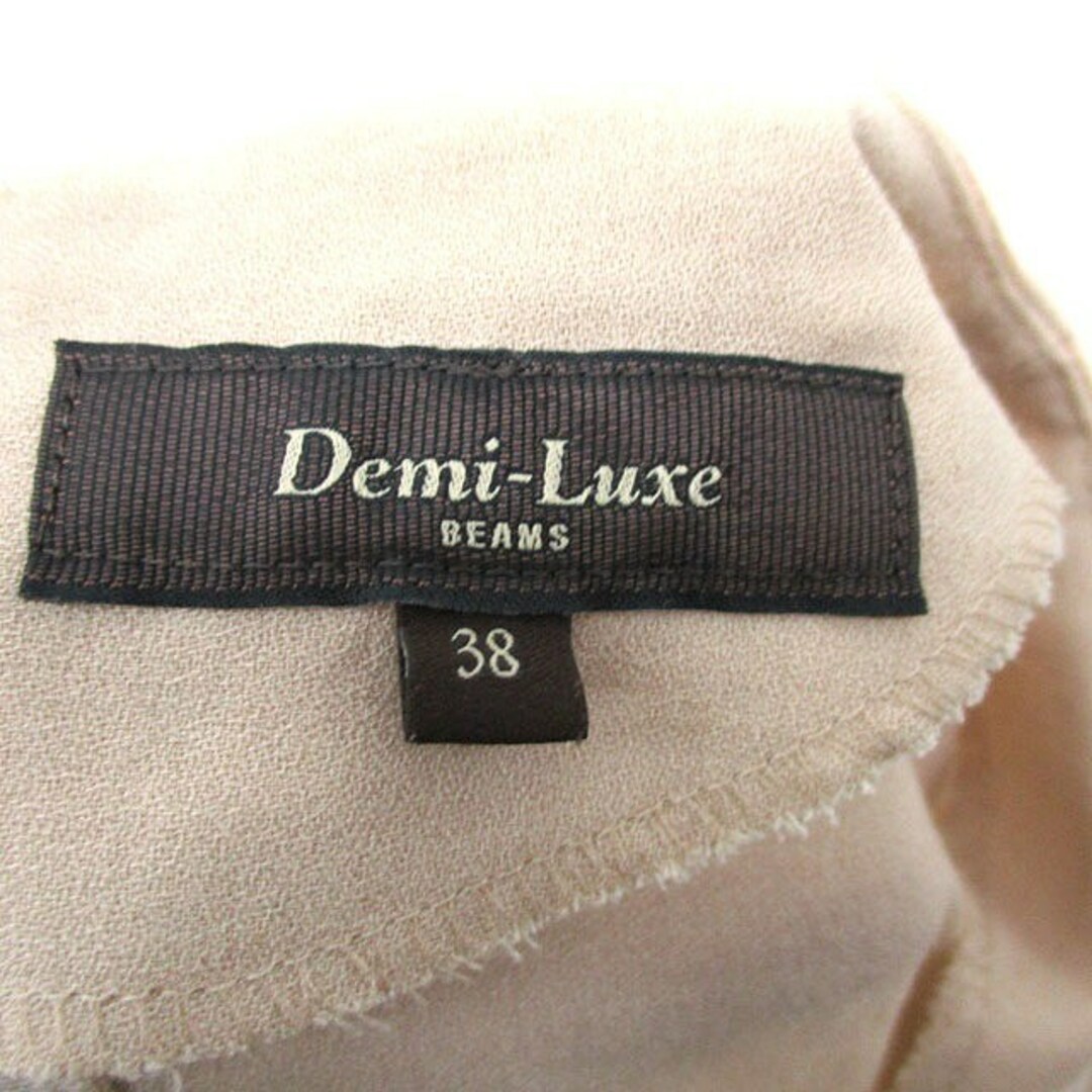 Demi-Luxe BEAMS(デミルクスビームス)のデミルクス ビームス カットソー Tシャツ 七分袖 リボン シンプル 38 レディースのトップス(カットソー(長袖/七分))の商品写真