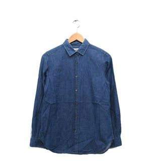 ドレステリア(DRESSTERIOR)のドレステリア デニム シャツ ブラウス 長袖 コットン シンプル 38 ブルー(シャツ/ブラウス(長袖/七分))