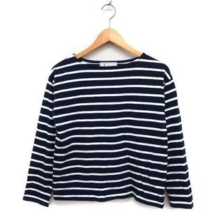 ロペピクニック(Rope' Picnic)のロペピクニック ROPE Picnic ボーダー Tシャツ カットソー 長袖 紺(カットソー(長袖/七分))