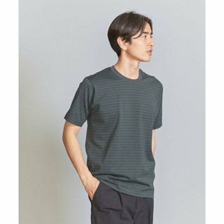 ビューティアンドユースユナイテッドアローズ(BEAUTY&YOUTH UNITED ARROWS)の【DK.GREEN】ハイゲージ ガスコットン ボーダー クルーネック Tシャツ(その他)