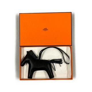 エルメス(Hermes)のHERMES エルメス アニョーミロ ロデオ MM チャーム Y刻印 ブラック サイズ MM 正規品 /29252(キーホルダー)