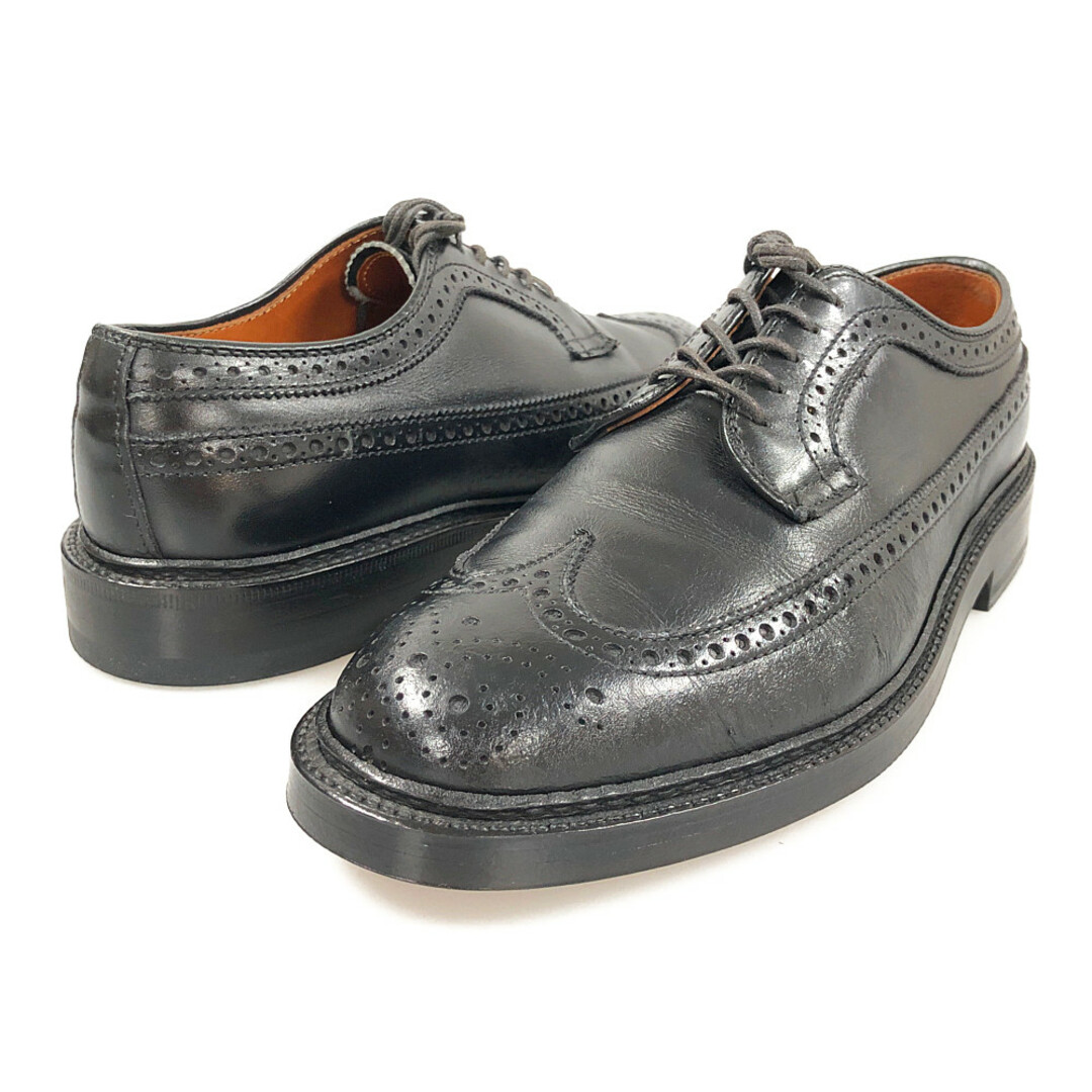 Alden(オールデン)のALDEN オールデン 型番 N6513 LONG WING TIP ロングウイングチップ シューズ ブラック サイズUS6.5＝24.5cm 正規品 / 31080 メンズの靴/シューズ(その他)の商品写真