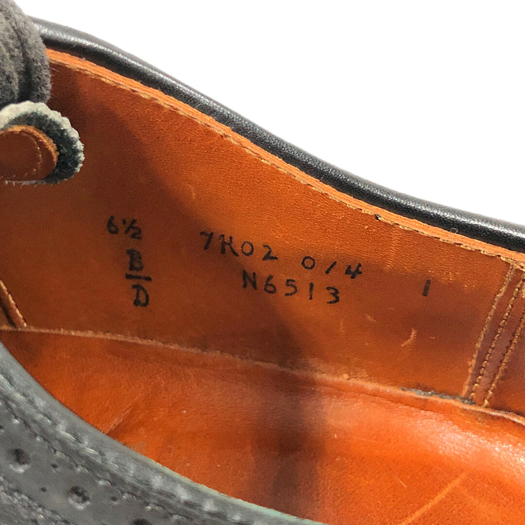 Alden(オールデン)のALDEN オールデン 型番 N6513 LONG WING TIP ロングウイングチップ シューズ ブラック サイズUS6.5＝24.5cm 正規品 / 31080 メンズの靴/シューズ(その他)の商品写真