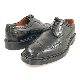 オールデン(Alden)のALDEN オールデン 型番 N6513 LONG WING TIP ロングウイングチップ シューズ ブラック サイズUS6.5＝24.5cm 正規品 / 31080(その他)