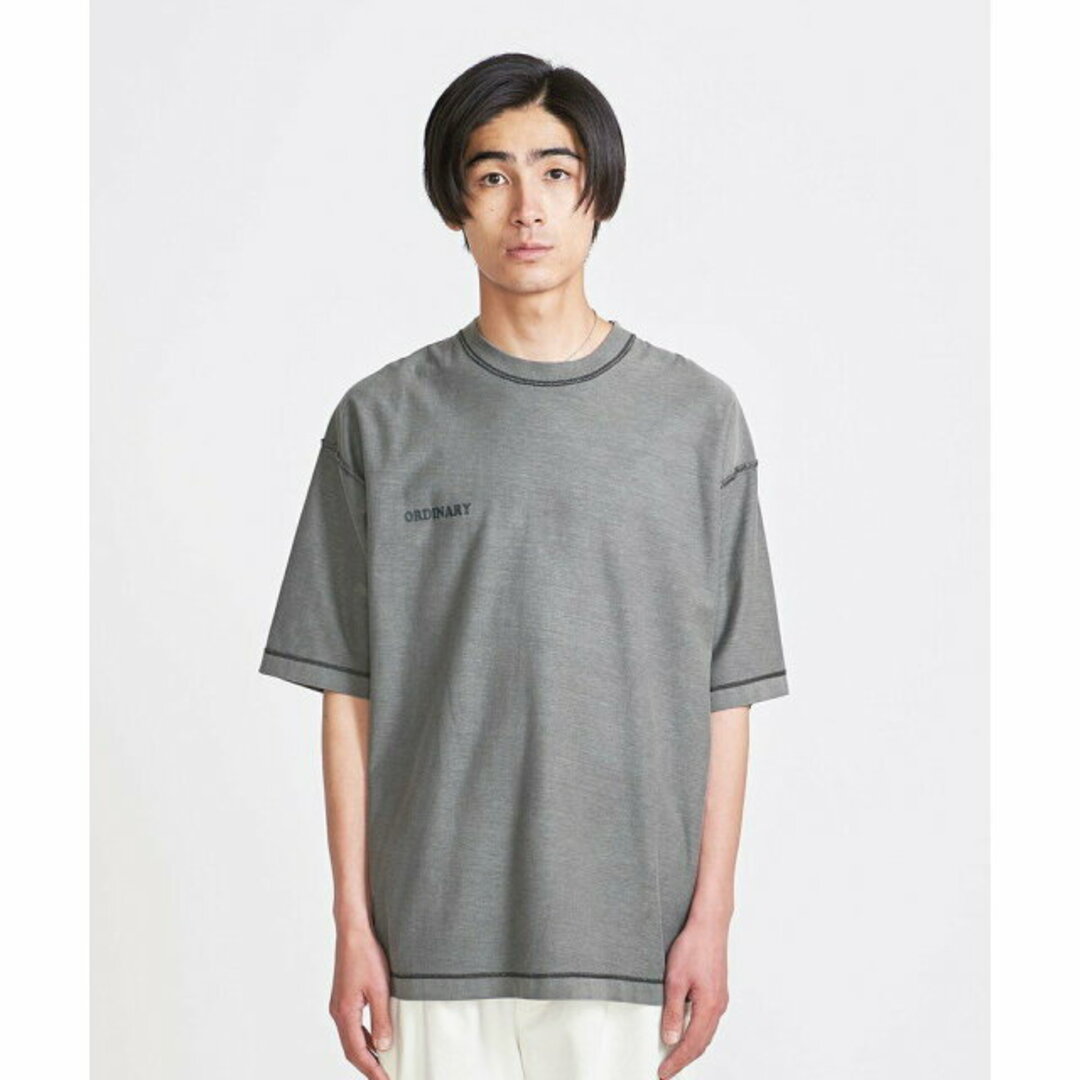 BEAUTY&YOUTH UNITED ARROWS(ビューティアンドユースユナイテッドアローズ)の【DK.GRAY】【M】<info. BEAUTY&YOUTH> リバーシブル ピグメント ショートスリーブクルー メンズのトップス(Tシャツ/カットソー(半袖/袖なし))の商品写真