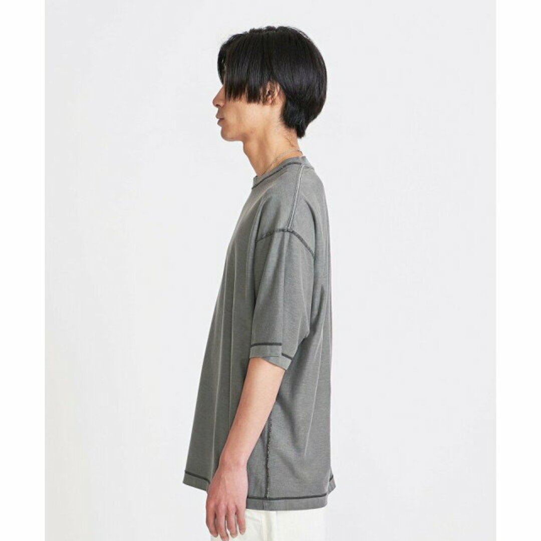 BEAUTY&YOUTH UNITED ARROWS(ビューティアンドユースユナイテッドアローズ)の【DK.GRAY】【S】<info. BEAUTY&YOUTH> リバーシブル ピグメント ショートスリーブクルー メンズのトップス(Tシャツ/カットソー(半袖/袖なし))の商品写真